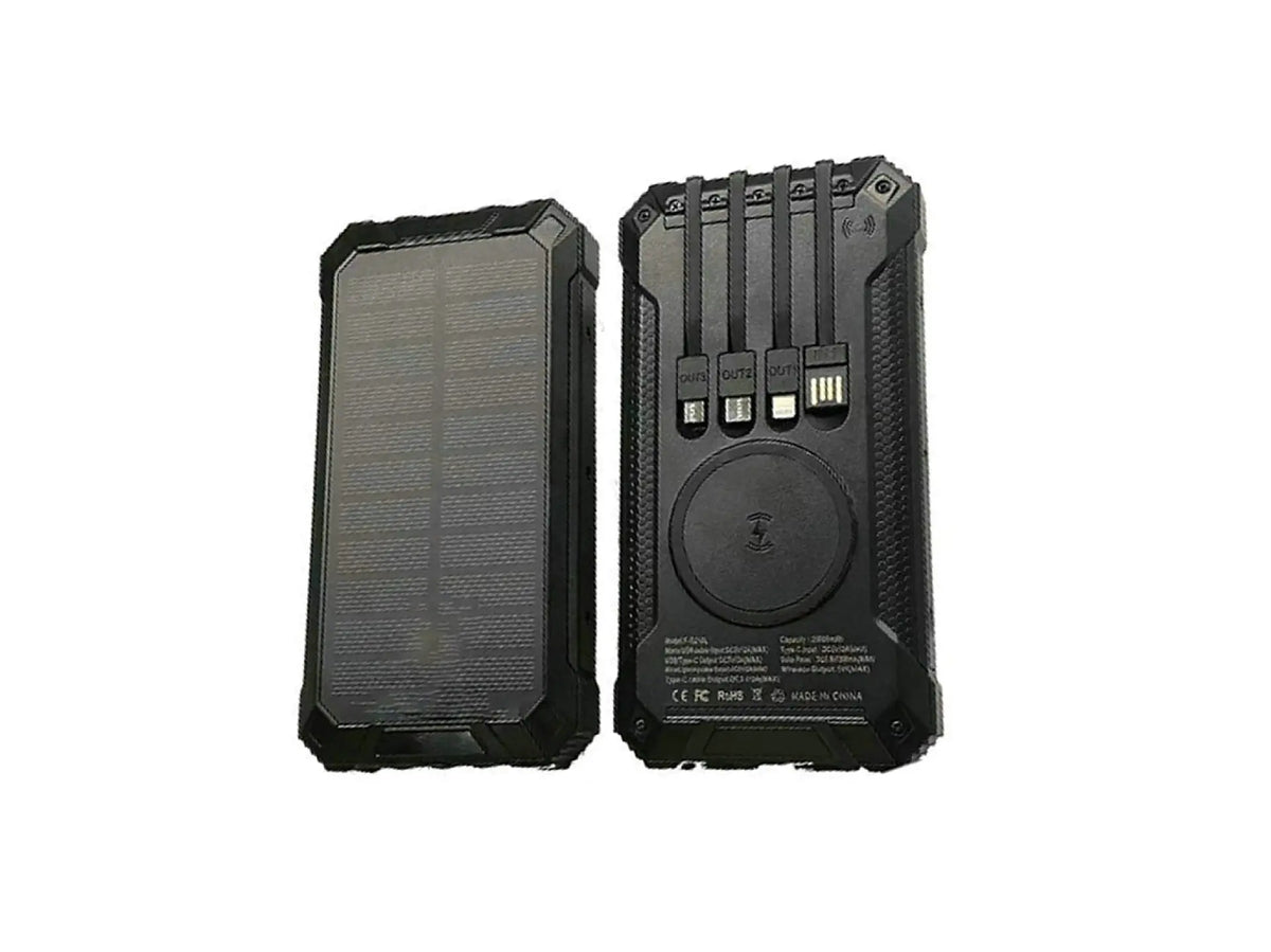Solar Wireless Power Bank | 10000mAh & 20000mAh | Outdoor Portable Charger Next Gen Luxe Solutions