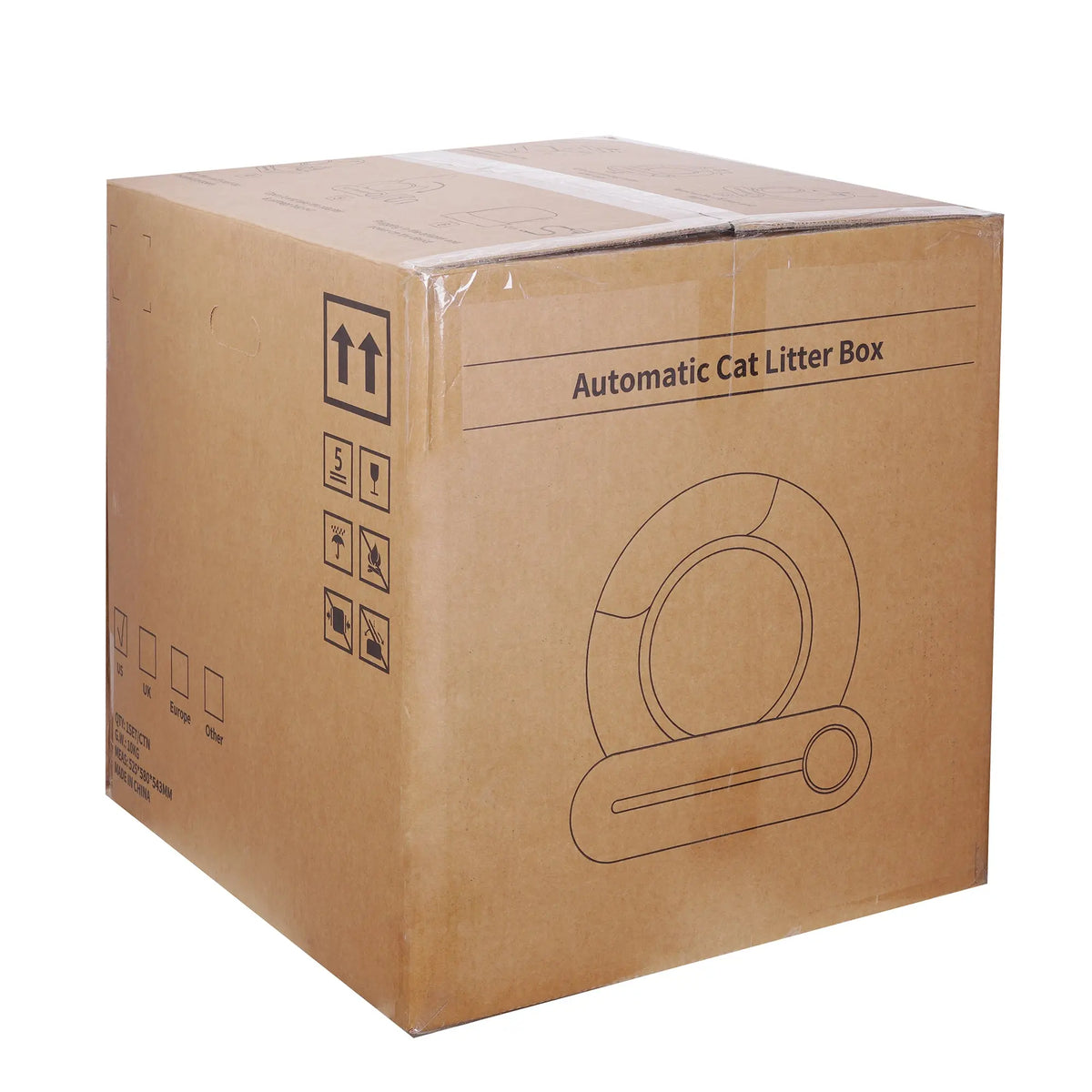 Self-Cleaning Cat Litter Box – Auto Scooping, Odor Removal, WiFi App Control | 65L Capacity Next Gen Luxe Solutions