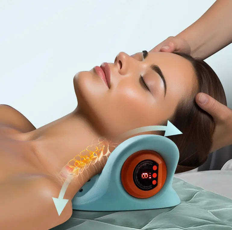 3-in-1 Neck & Shoulder Massager | Heat, Vibration & EMS Kneading Next Gen Luxe Solutions