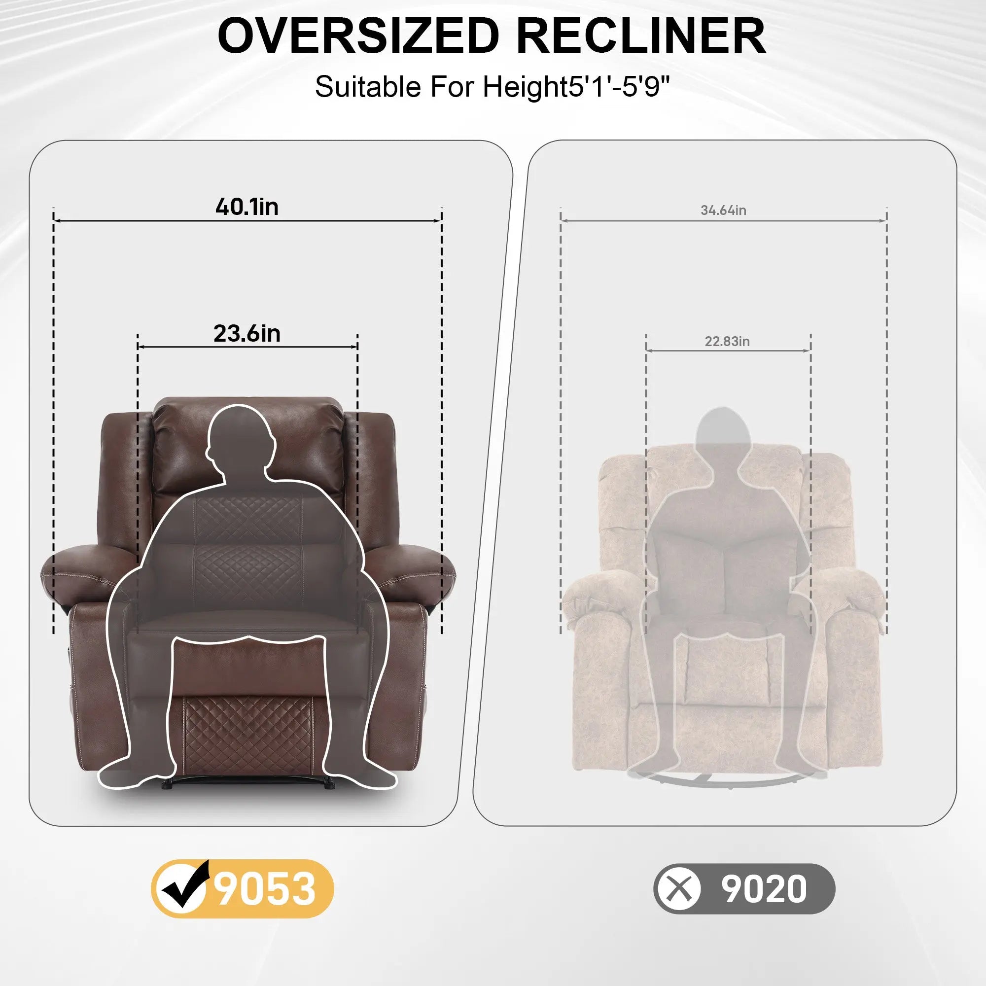 Breathable Leather Massage Recliner Chair Manual Living Room Reclining Sofa Next Gen Luxe Solutions