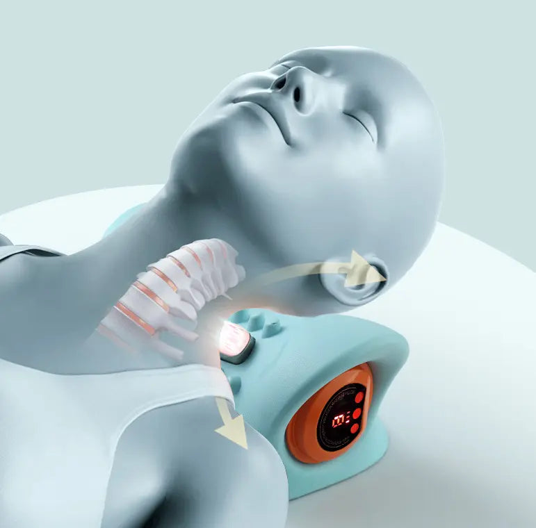 3-in-1 Neck & Shoulder Massager | Heat, Vibration & EMS Kneading Next Gen Luxe Solutions