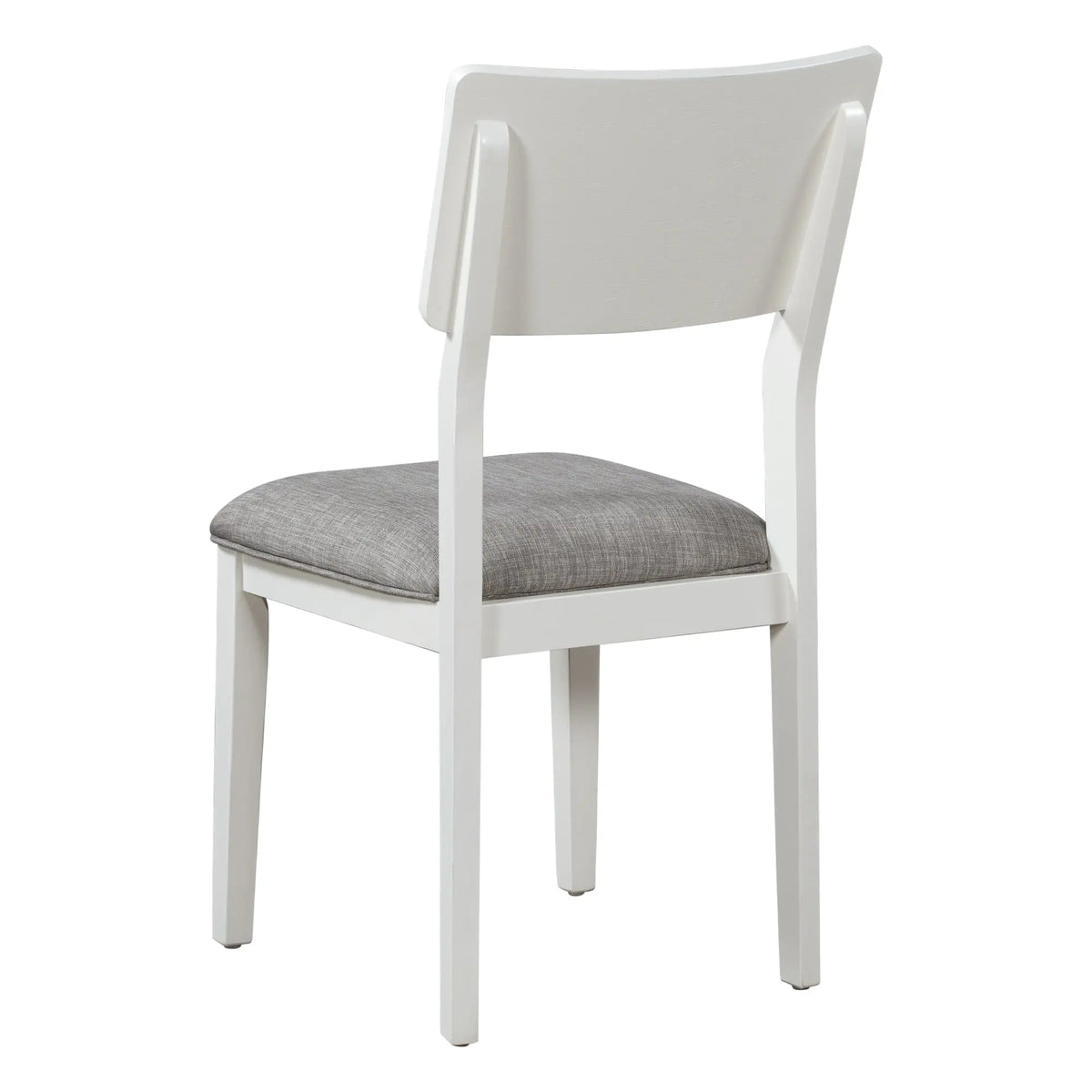 TREXM 6-Piece Classic Dining Set – Table, 4 Upholstered Chairs & Bench (White+Gray) Next Gen Luxe Solutions