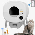 Automatic Smart Cat Litter Box, Large Capacity Self-Cleaning Litter Box with Infrared/Gravity/Ambient Light Function(Model B) Next Gen Luxe Solutions