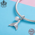 S925 Sterling Silver Mermaid Tail Charm Bead Next Gen Luxe Solutions