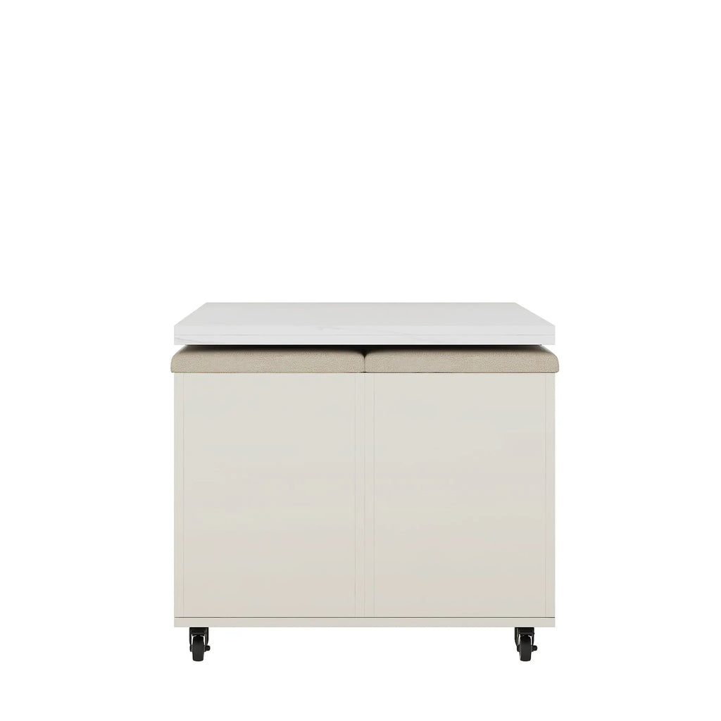 Modern Lift-Top Coffee Table with 4 Chairs, Expandable Storage – Hidden Compartment & 2 Drawers Next Gen Luxe Solutions