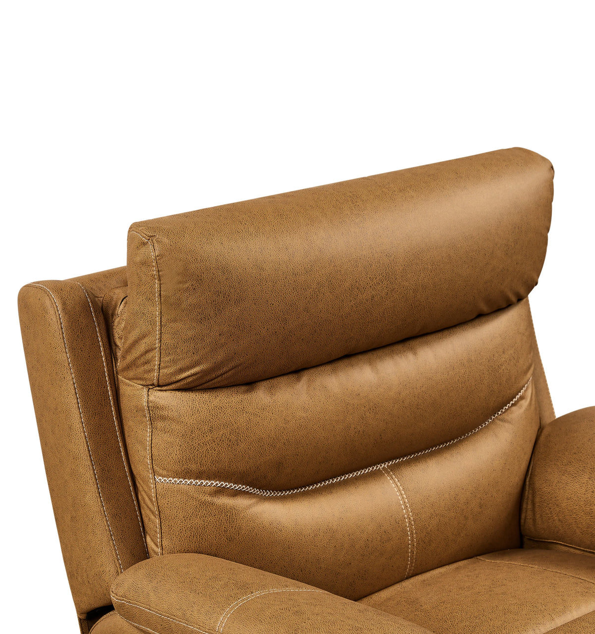 Liyasi Dual OKIN Motor Power Swivel Rocker Recliner Chair | 240° Swivel, Infinite Position, Power Headrest, USB Charging, 330 lb – Yellow Brown Next Gen Luxe Solutions