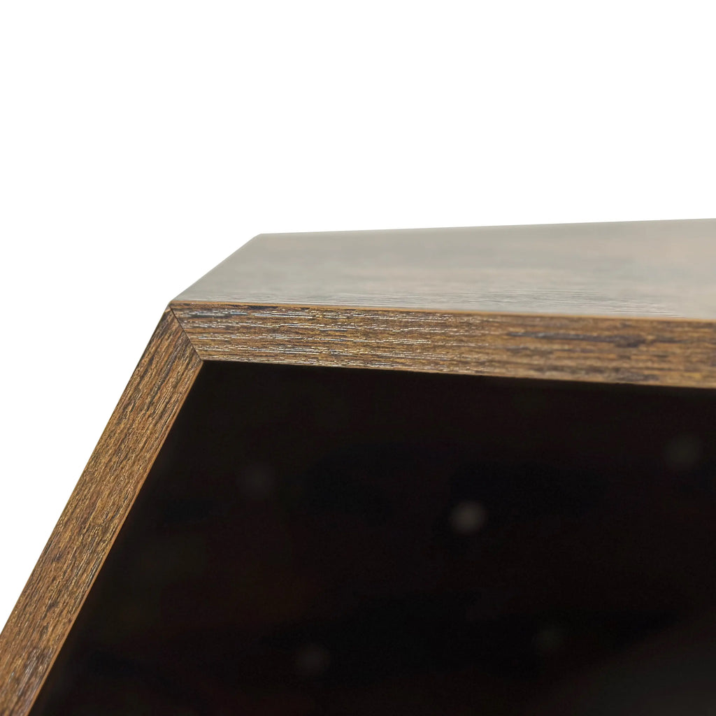 25.98" Modern Pet Furniture Cat Kennel & Side Table – MDF Multi-Purpose, Antique Wood Next Gen Luxe Solutions
