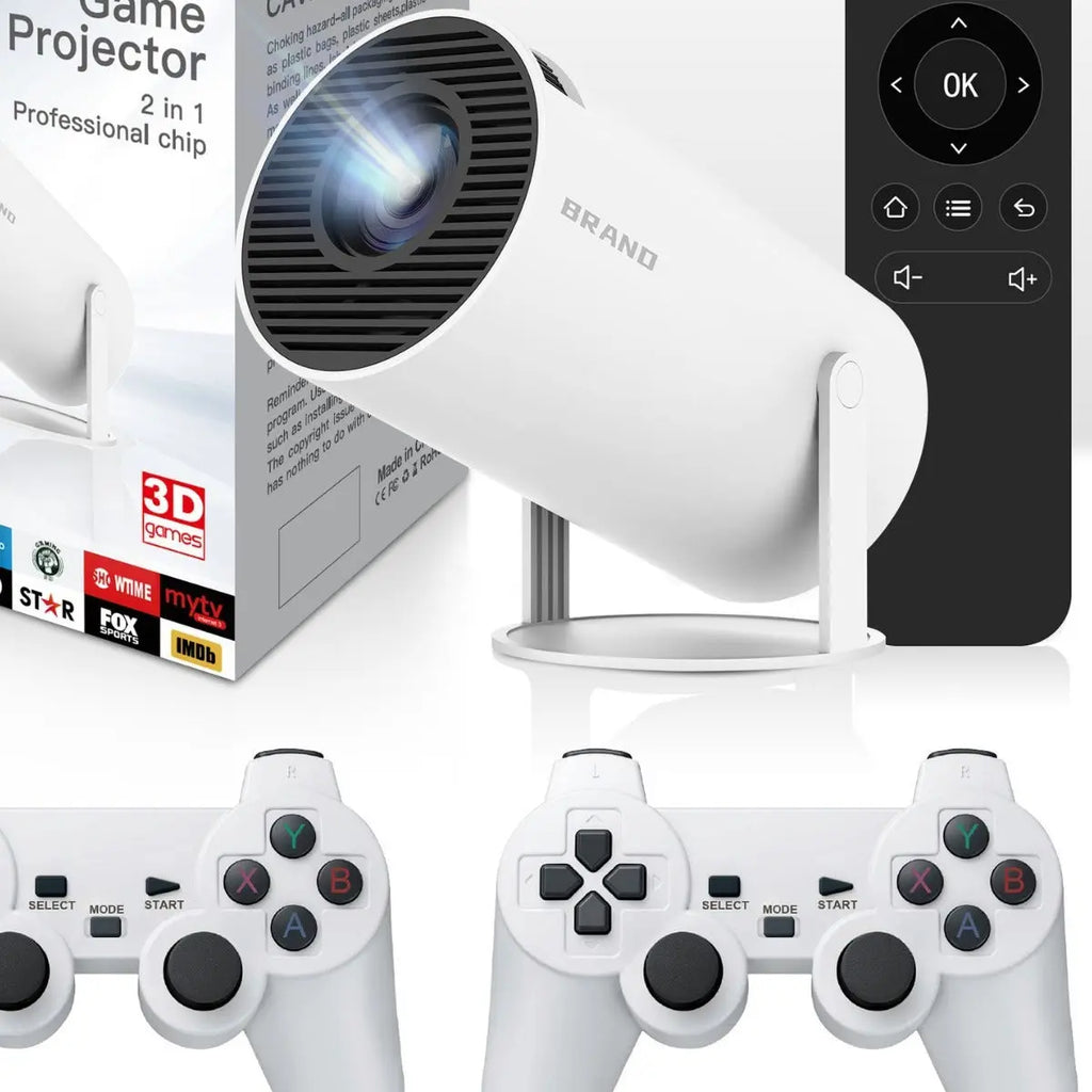 MAX300 Portable 4K Game Projector with Wireless Controller Next Gen Luxe Solutions