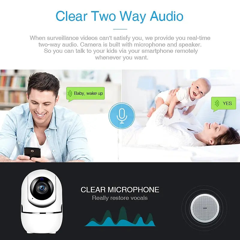 1080P WiFi Security Camera with Auto Tracking & Two-Way Audio Next Gen Luxe Solutions