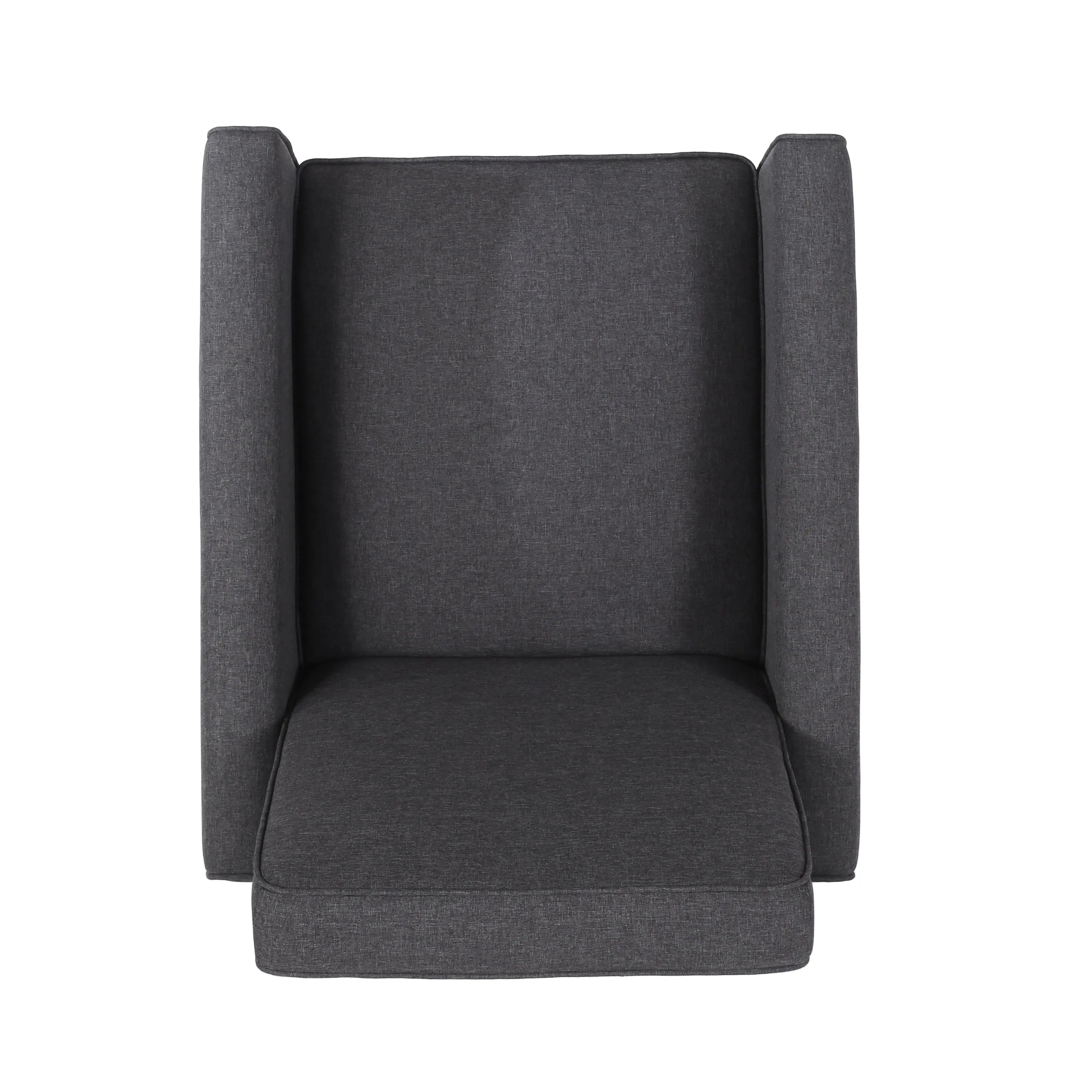 Smoke Fabric Push-Back Chair – Elegant Accent Chair for Home Décor Next Gen Luxe Solutions