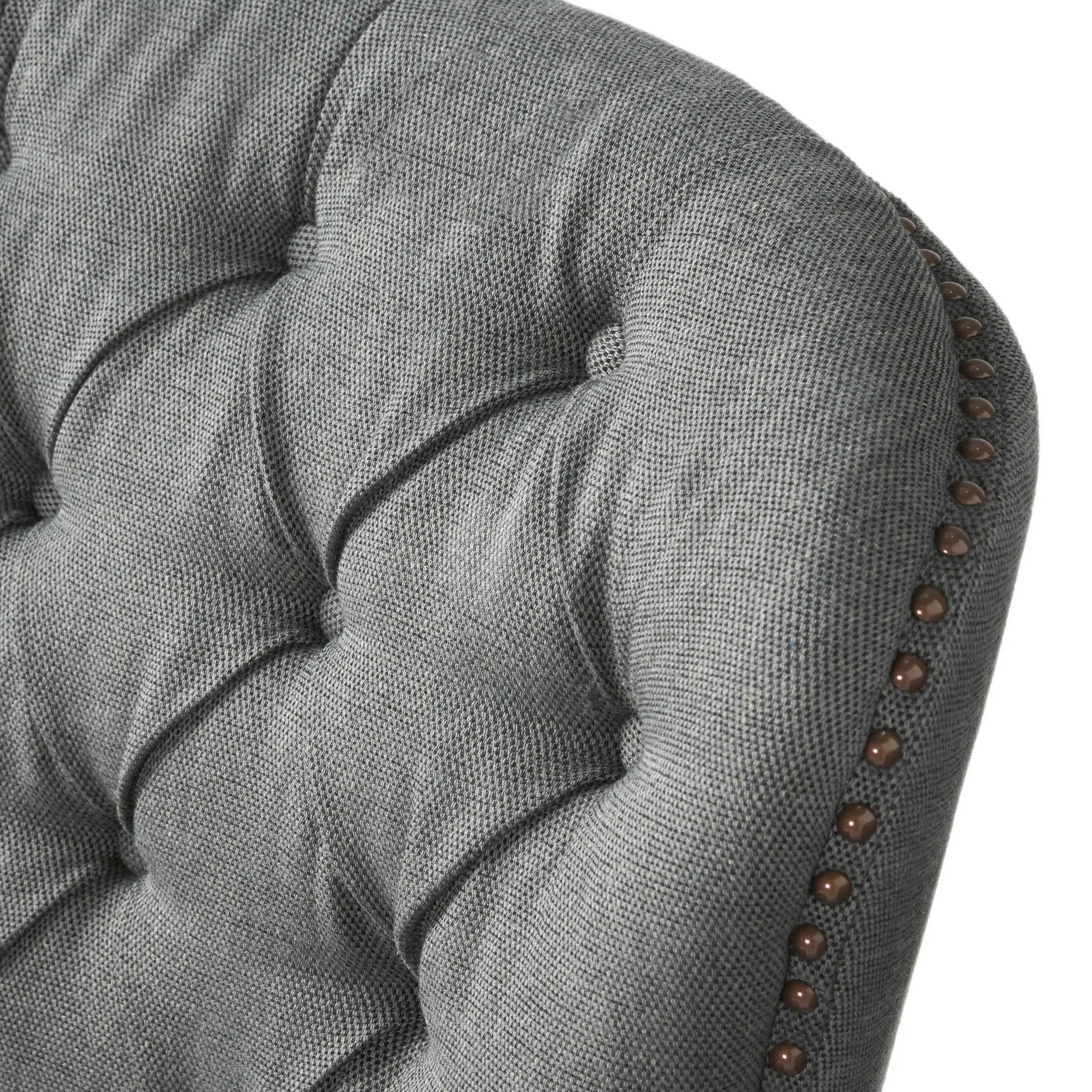 Contemporary Grey Fabric Club Chair and Ottoman Set | Plush Cushioned Armchair with Matching Ottoman – Modern Living Room Next Gen Luxe Solutions