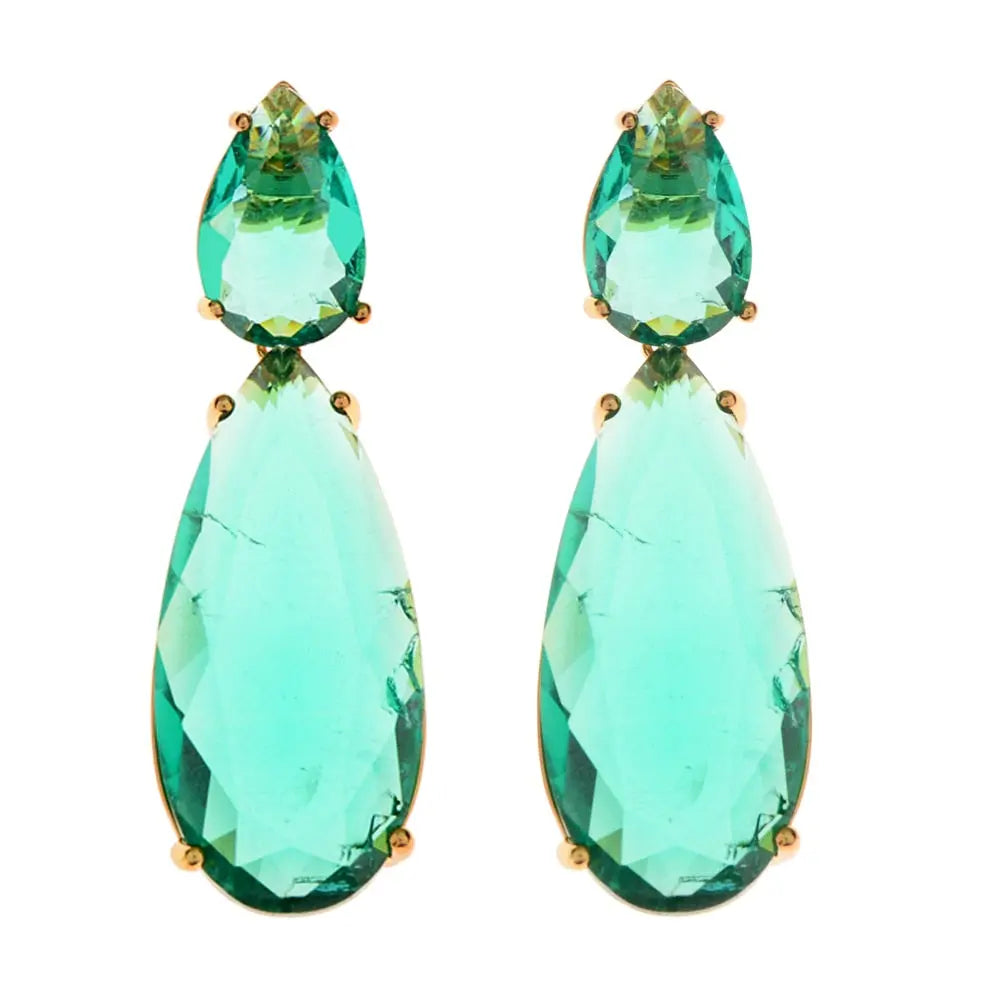 Vintage Ice Flower Zircon Drop Earrings Next Gen Luxe Solutions