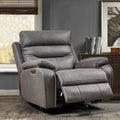 Liyasi Dual OKIN Motor Power Swivel Rocker Recliner Chair | 240° Swivel, Infinite Position, Power Headrest, USB Charging, 330 lb – Gray Next Gen Luxe Solutions