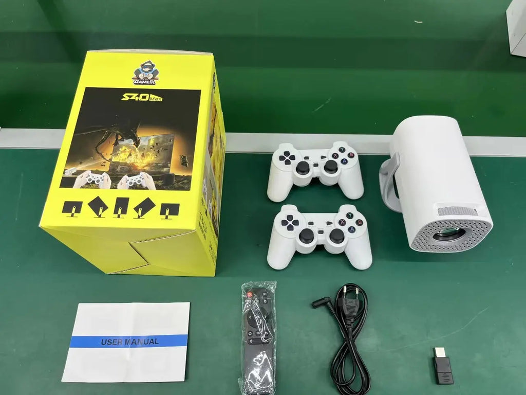 MAX300 Portable 4K Game Projector with Wireless Controller Next Gen Luxe Solutions