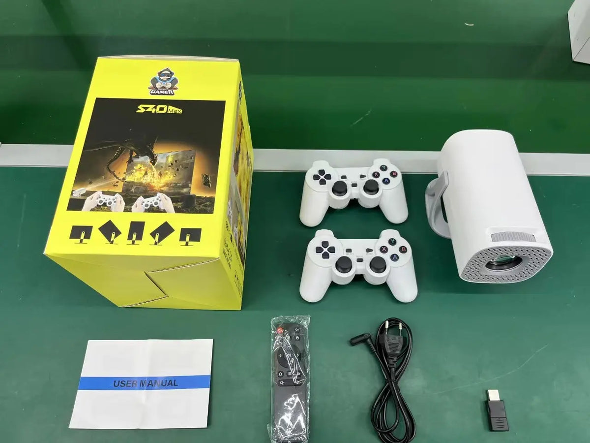 MAX300 Portable 4K Game Projector with Wireless Controller Next Gen Luxe Solutions
