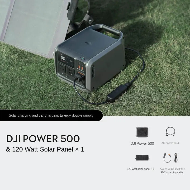 DJI Power 500 Portable Power Station | 512Wh, 1000W, Solar Ready Next Gen Luxe Solutions