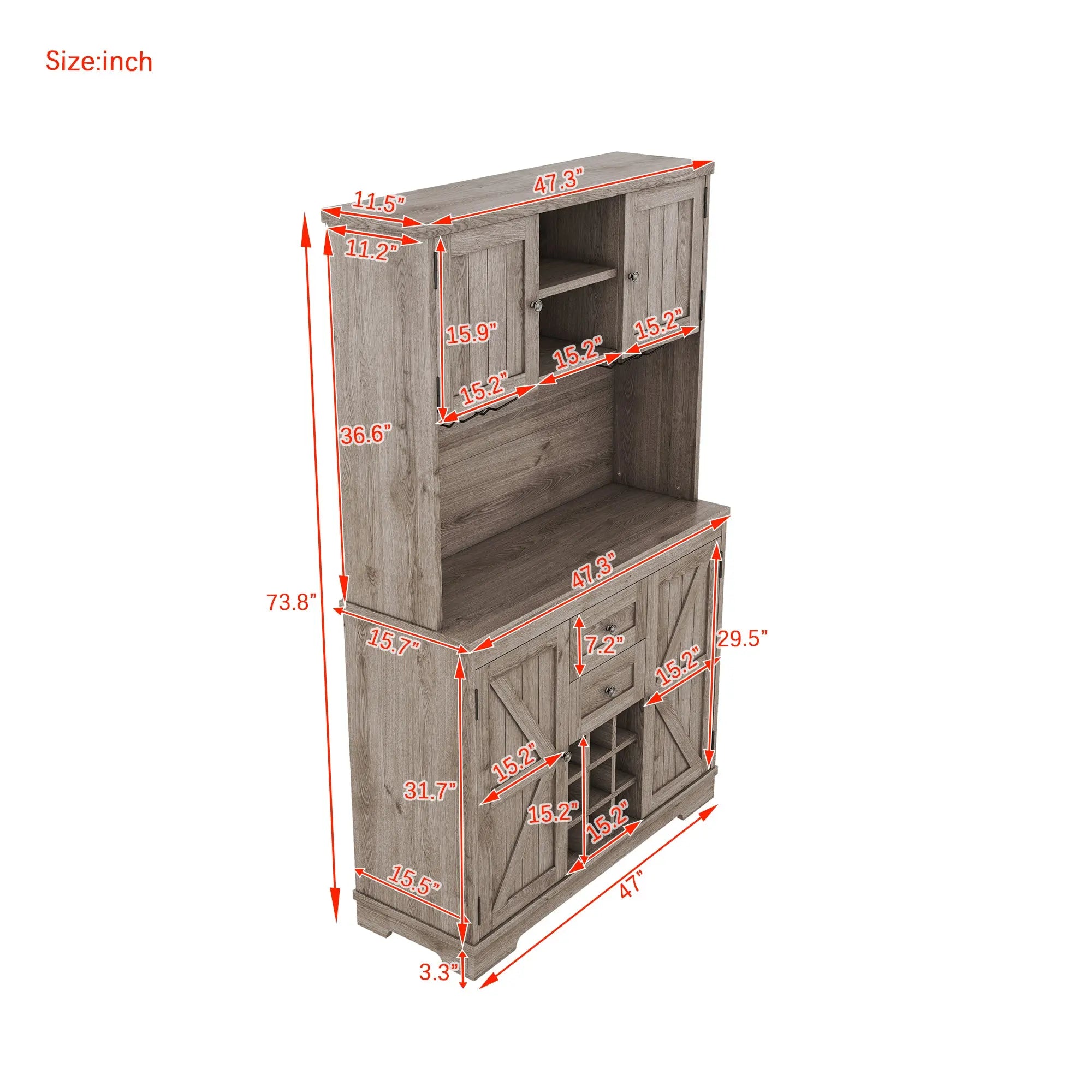 Coffee bar cabinets, kitchen cabinets with storage rooms, farmhouse wine cabinets with drawer racks and cabinets, dining cabinet Next Gen Luxe Solutions