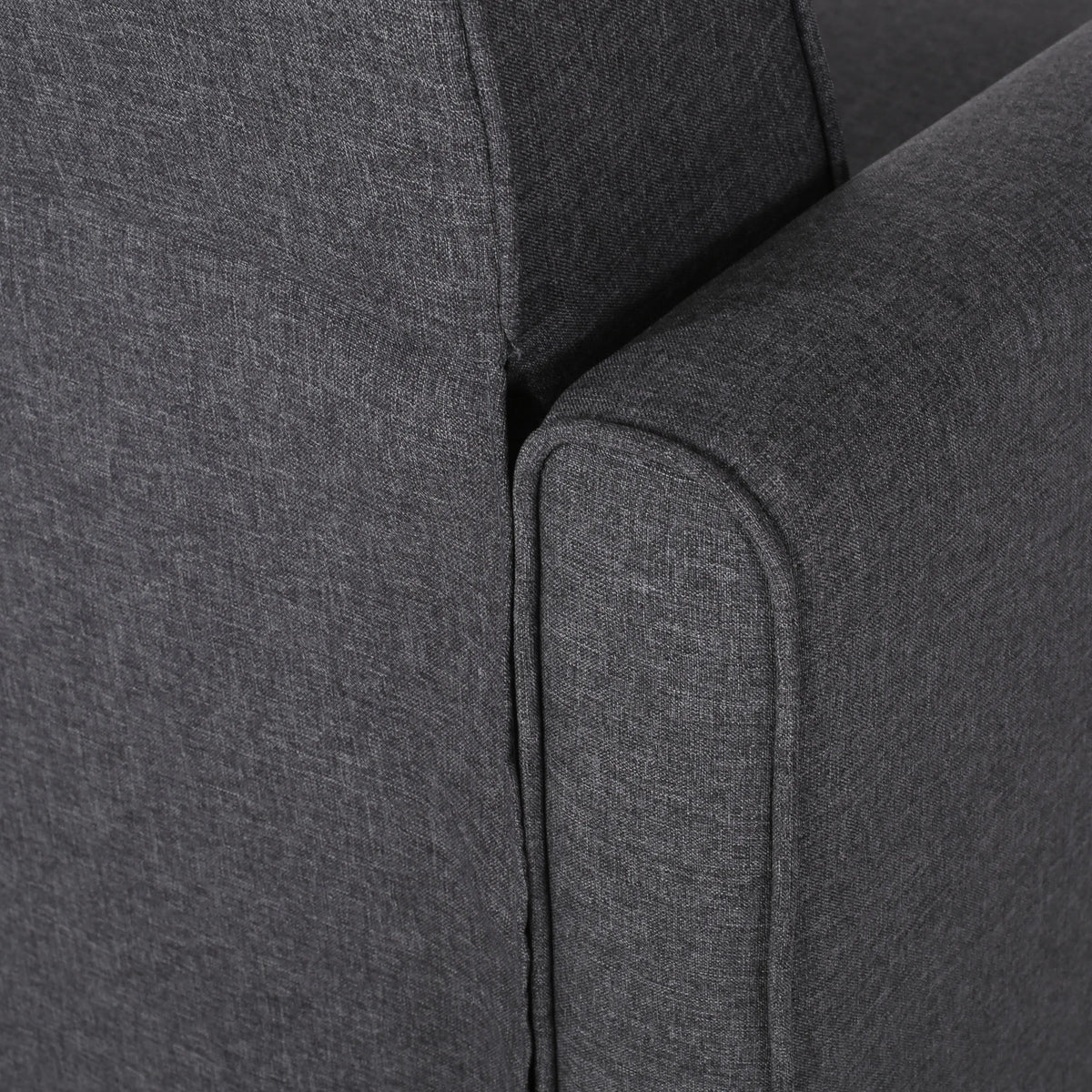 Smoke Fabric Push-Back Chair – Elegant Accent Chair for Home Décor Next Gen Luxe Solutions