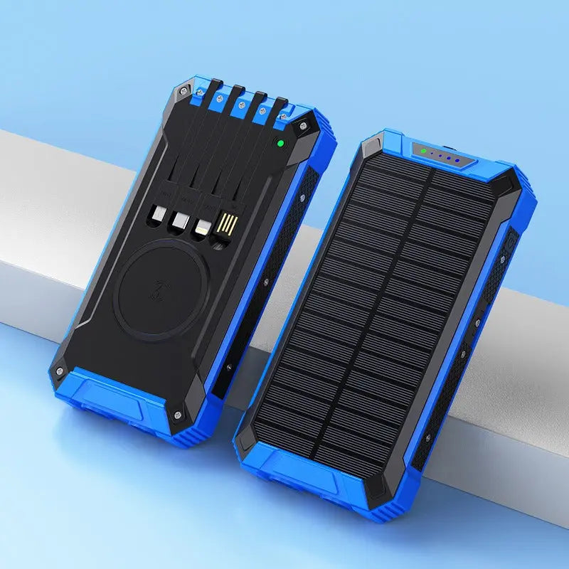 Solar Wireless Power Bank | 10000mAh & 20000mAh | Outdoor Portable Charger Next Gen Luxe Solutions