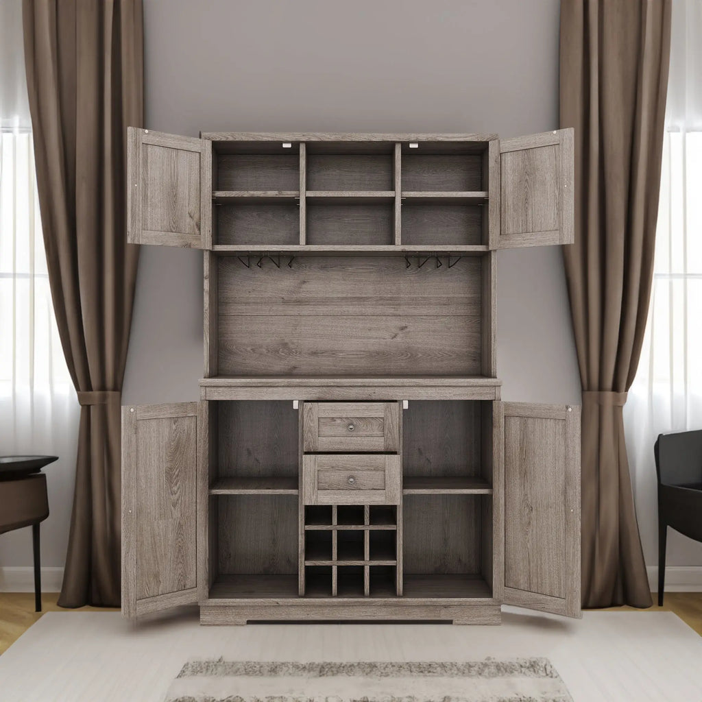 Coffee bar cabinets, kitchen cabinets with storage rooms, farmhouse wine cabinets with drawer racks and cabinets, dining cabinet Next Gen Luxe Solutions