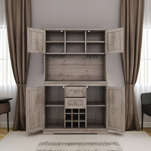 Coffee bar cabinets, kitchen cabinets with storage rooms, farmhouse wine cabinets with drawer racks and cabinets, dining cabinet Next Gen Luxe Solutions