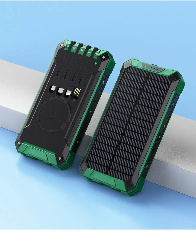 Solar Wireless Power Bank | 10000mAh & 20000mAh | Outdoor Portable Charger Next Gen Luxe Solutions