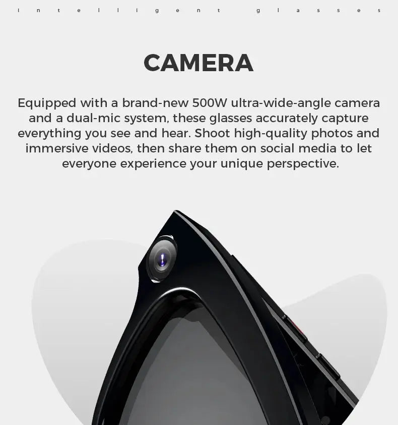 AI Smart Glasses | Bluetooth, 5MP Camera, Voice Assistant & Real-Time Translation Next Gen Luxe Solutions
