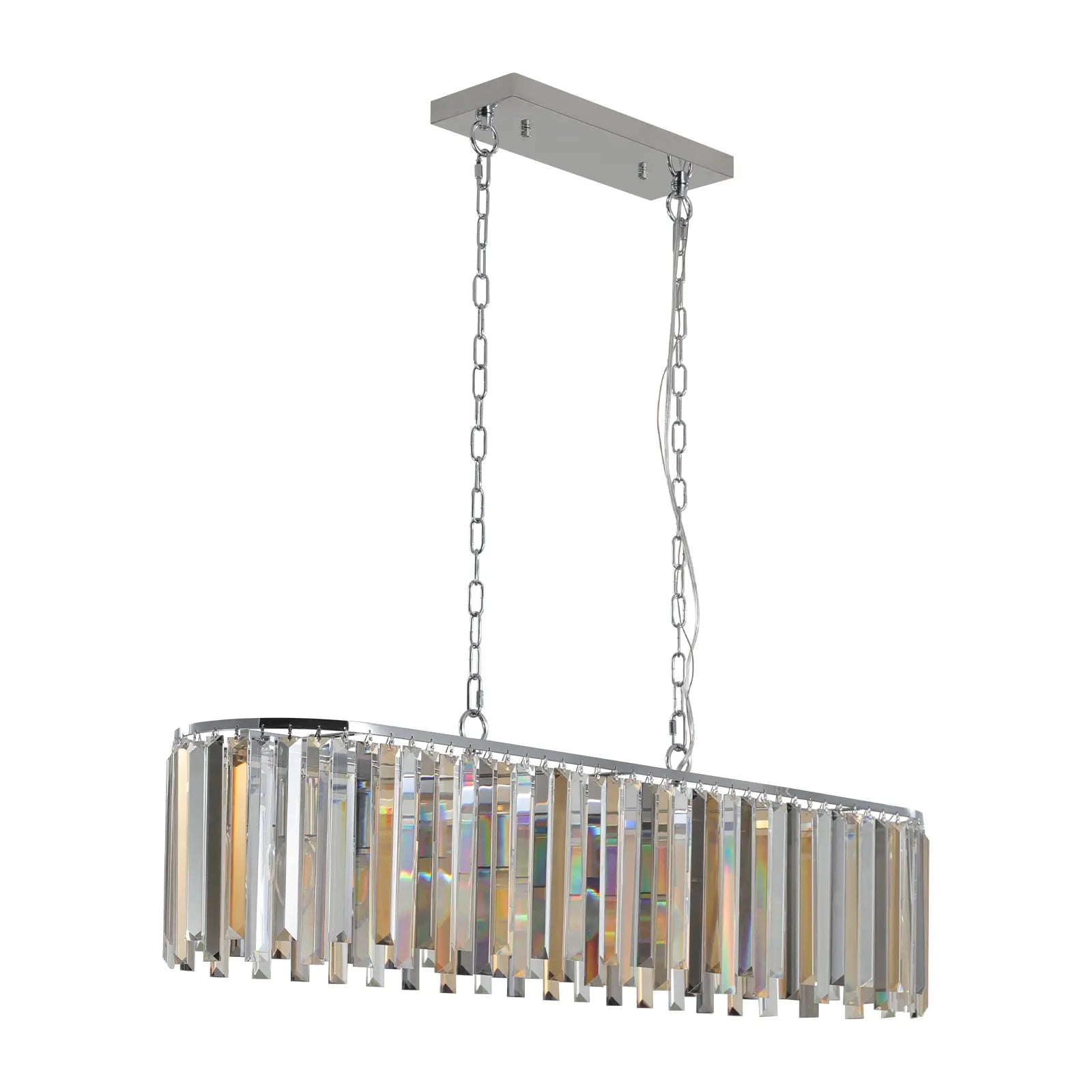 Modern Oval Crystal Ceiling Chandelier – Luxury Home Décor Light Fixture Next Gen Luxe Solutions