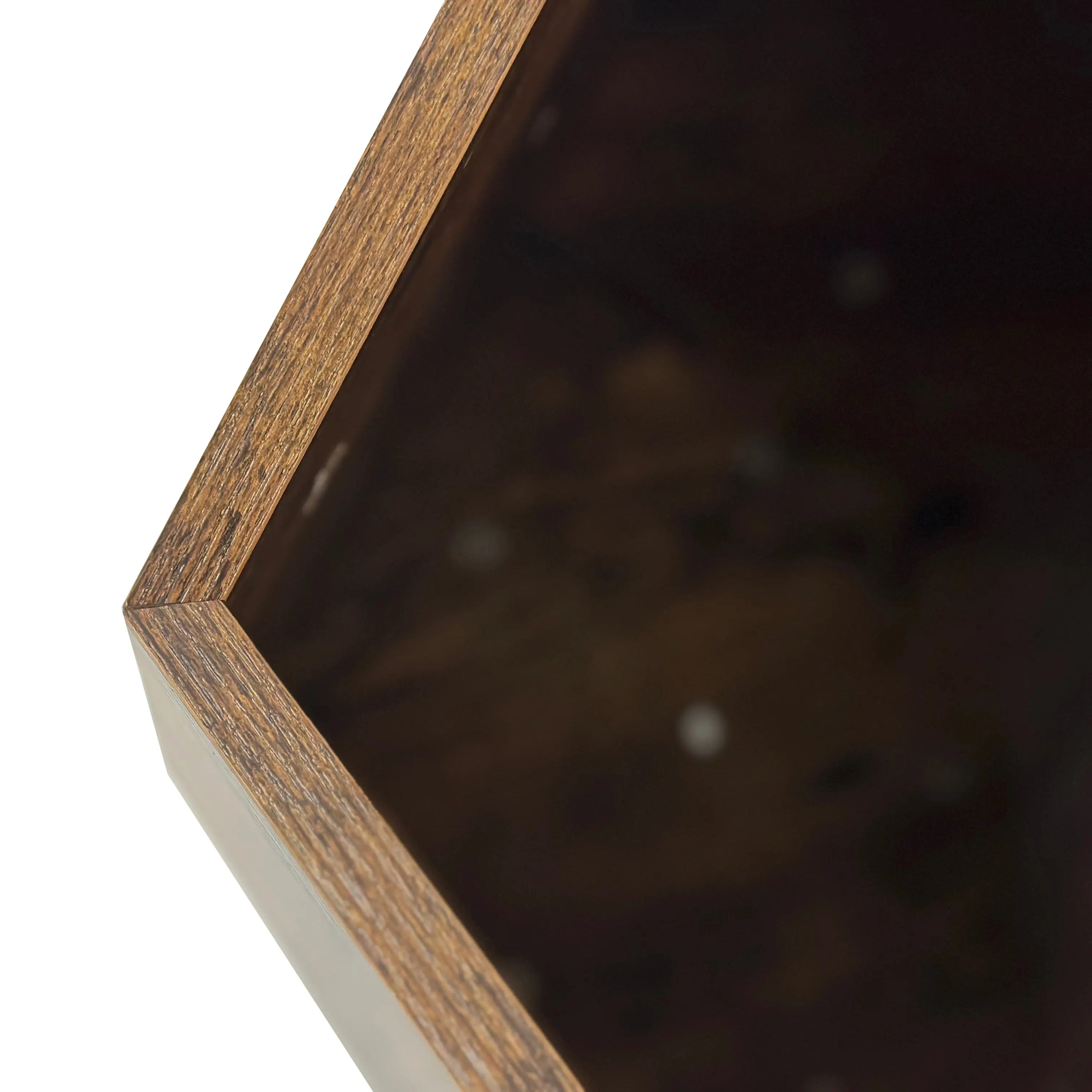 25.98" Modern Pet Furniture Cat Kennel & Side Table – MDF Multi-Purpose, Antique Wood Next Gen Luxe Solutions