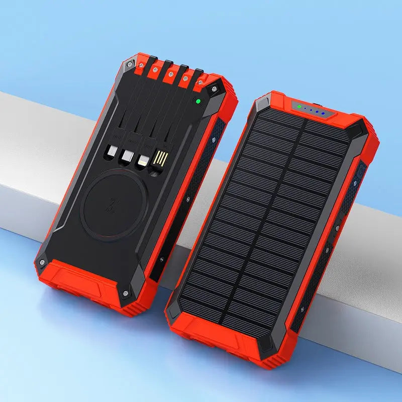 Solar Wireless Power Bank | 10000mAh & 20000mAh | Outdoor Portable Charger Next Gen Luxe Solutions