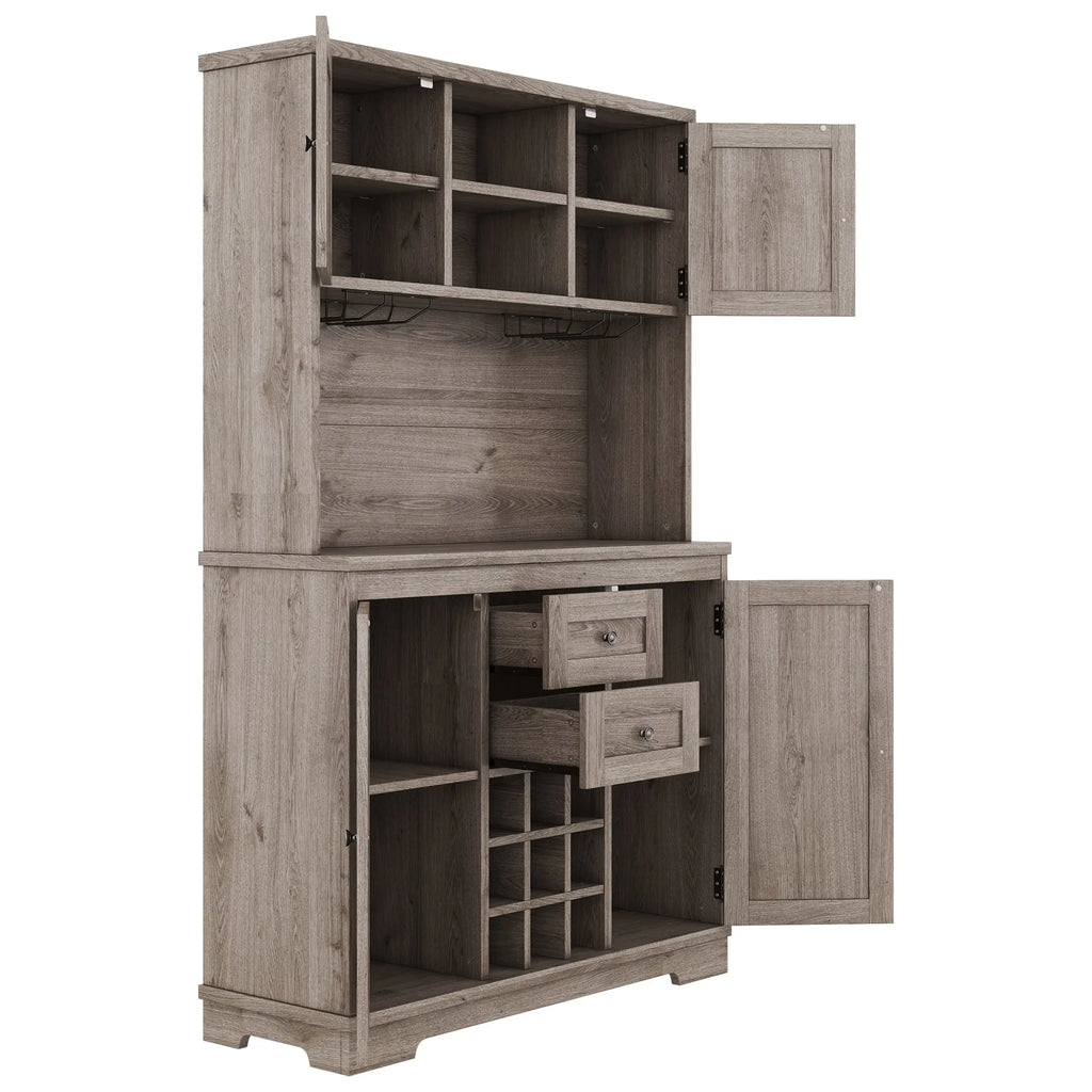 Coffee bar cabinets, kitchen cabinets with storage rooms, farmhouse wine cabinets with drawer racks and cabinets, dining cabinet Next Gen Luxe Solutions