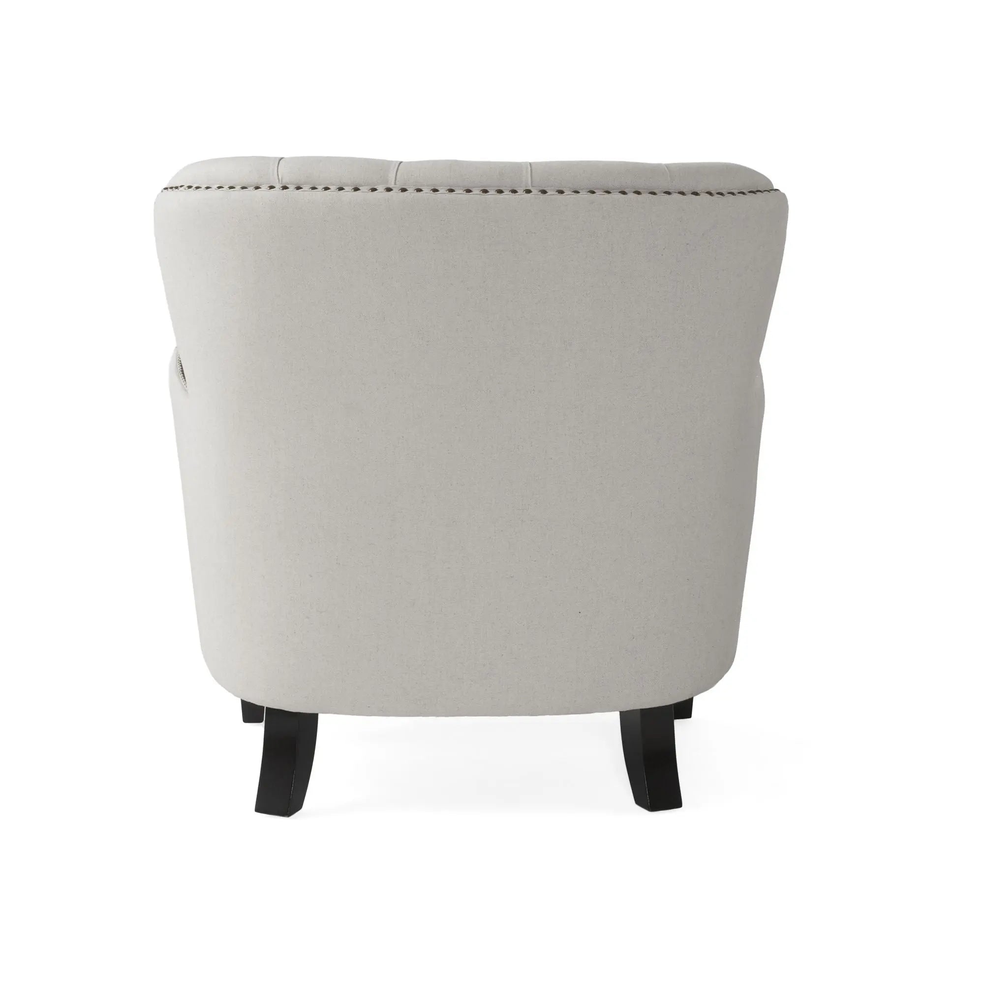 Contemporary Light Gray Fabric Club Chair & Ottoman Set | Upholstered Armchair with Matching Ottoman, 300 lb Capacity – Modern Living Room Next Gen Luxe Solutions