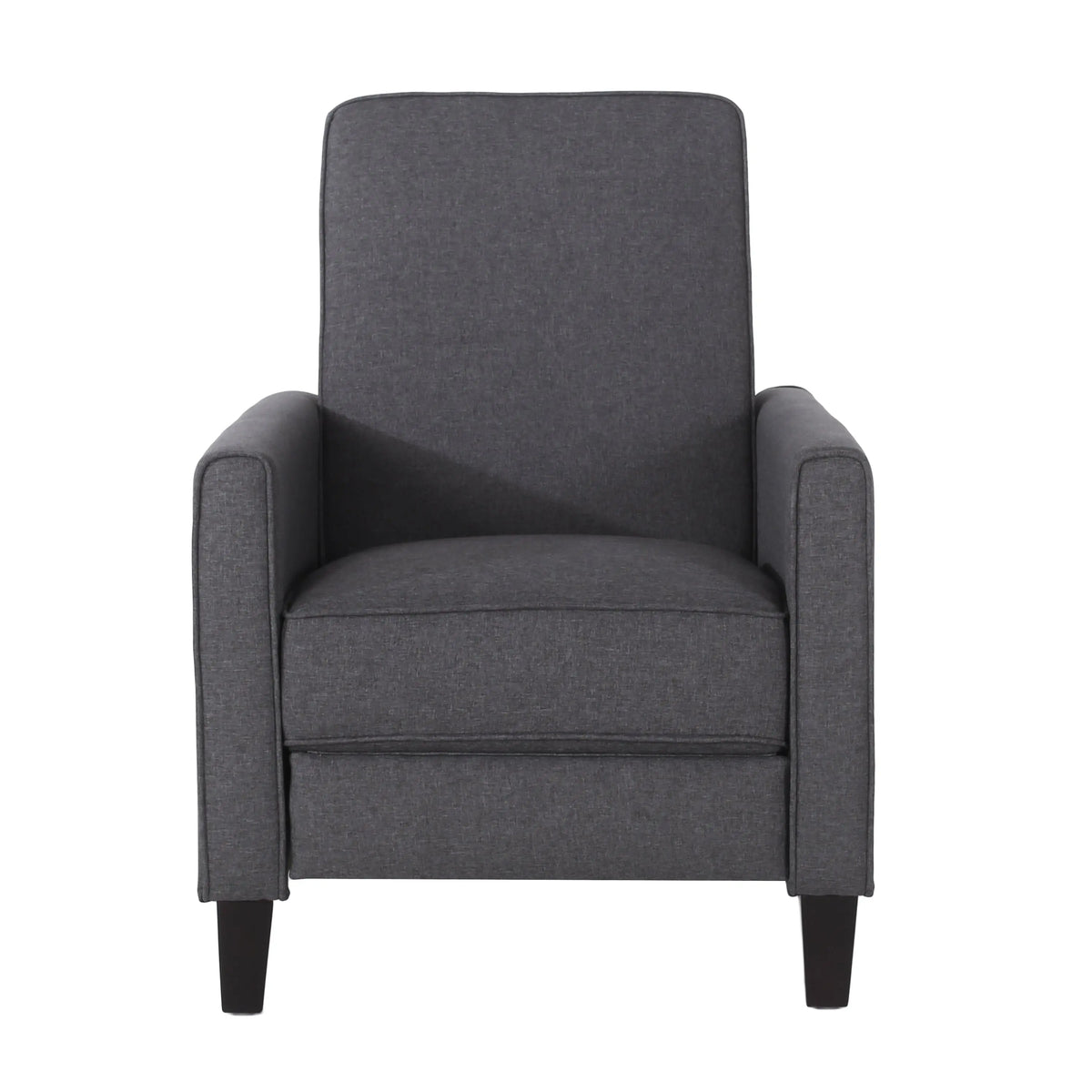 Smoke Fabric Push-Back Chair – Elegant Accent Chair for Home Décor Next Gen Luxe Solutions