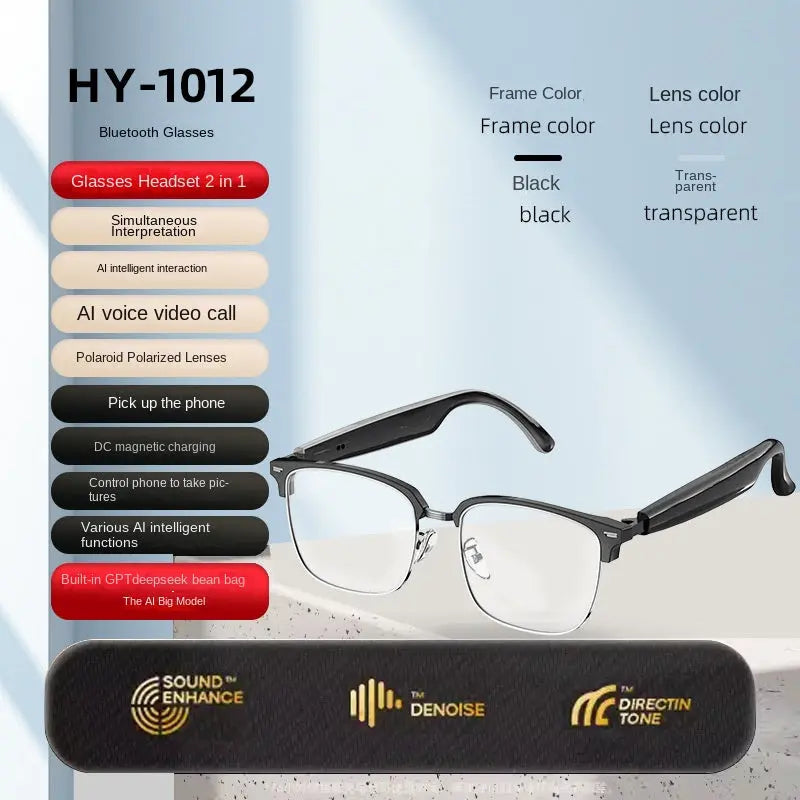 Bluetooth Smart AI Sunglasses Multi functional Real time Translation Headphones Call Listening to Music Next Gen Luxe Solutions