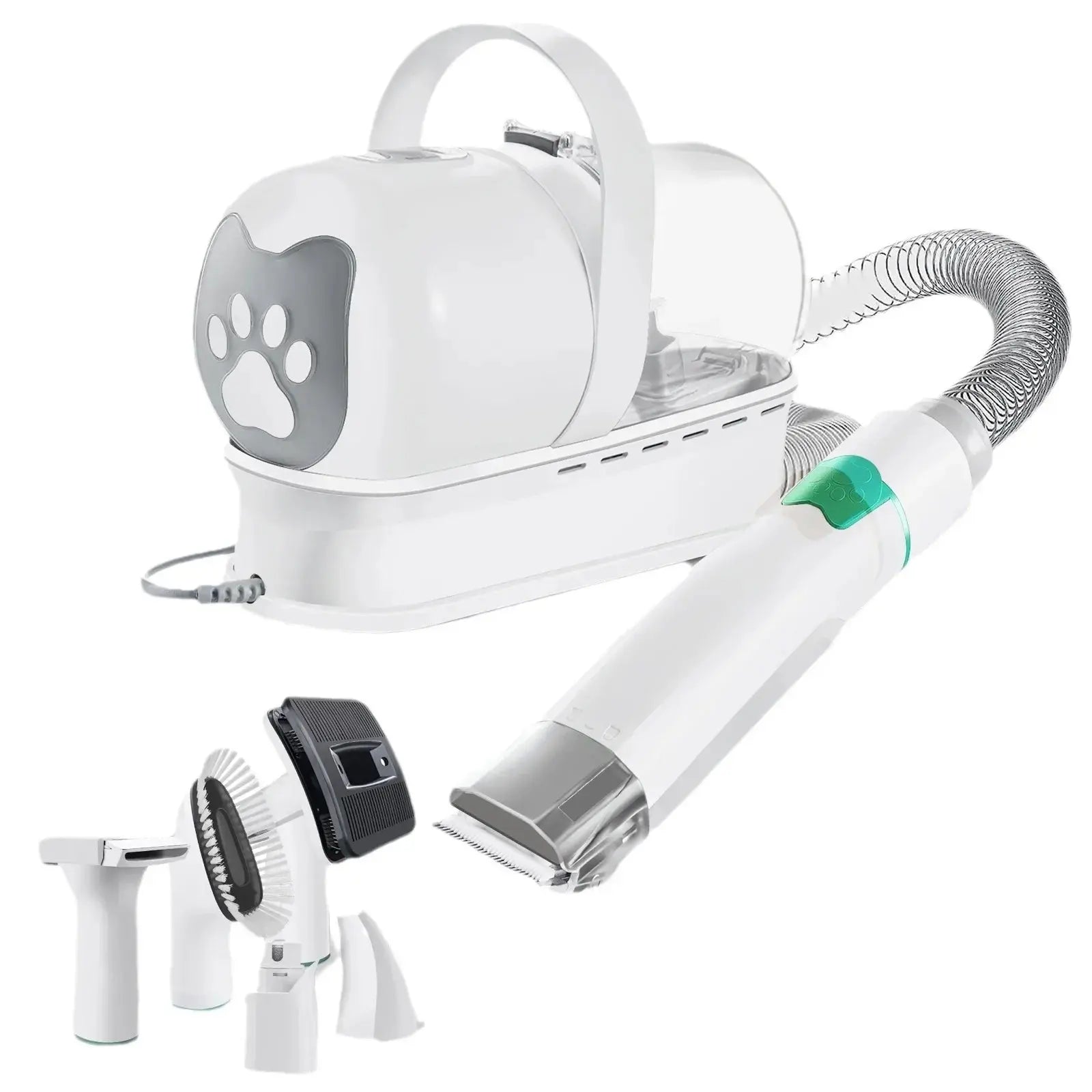 7-in-1 Pet Grooming Vacuum Kit – Dog Clippers with High Suction, Low Noise & Hair Remover Next Gen Luxe Solutions
